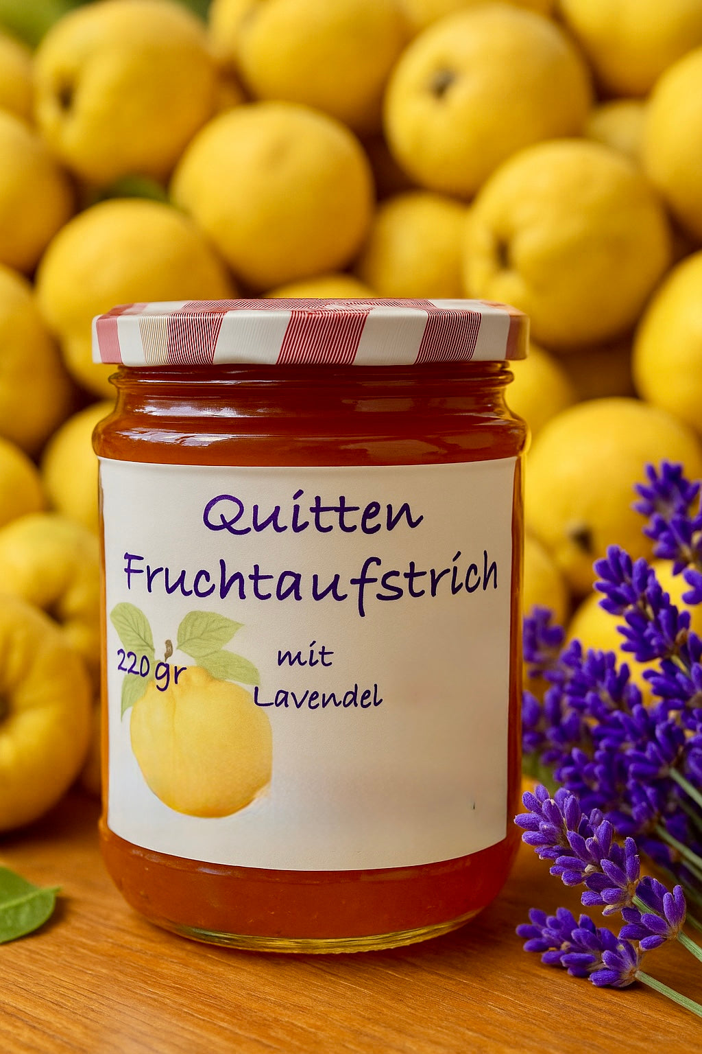 Quitten-Lavendel-Fruchtaufstrich