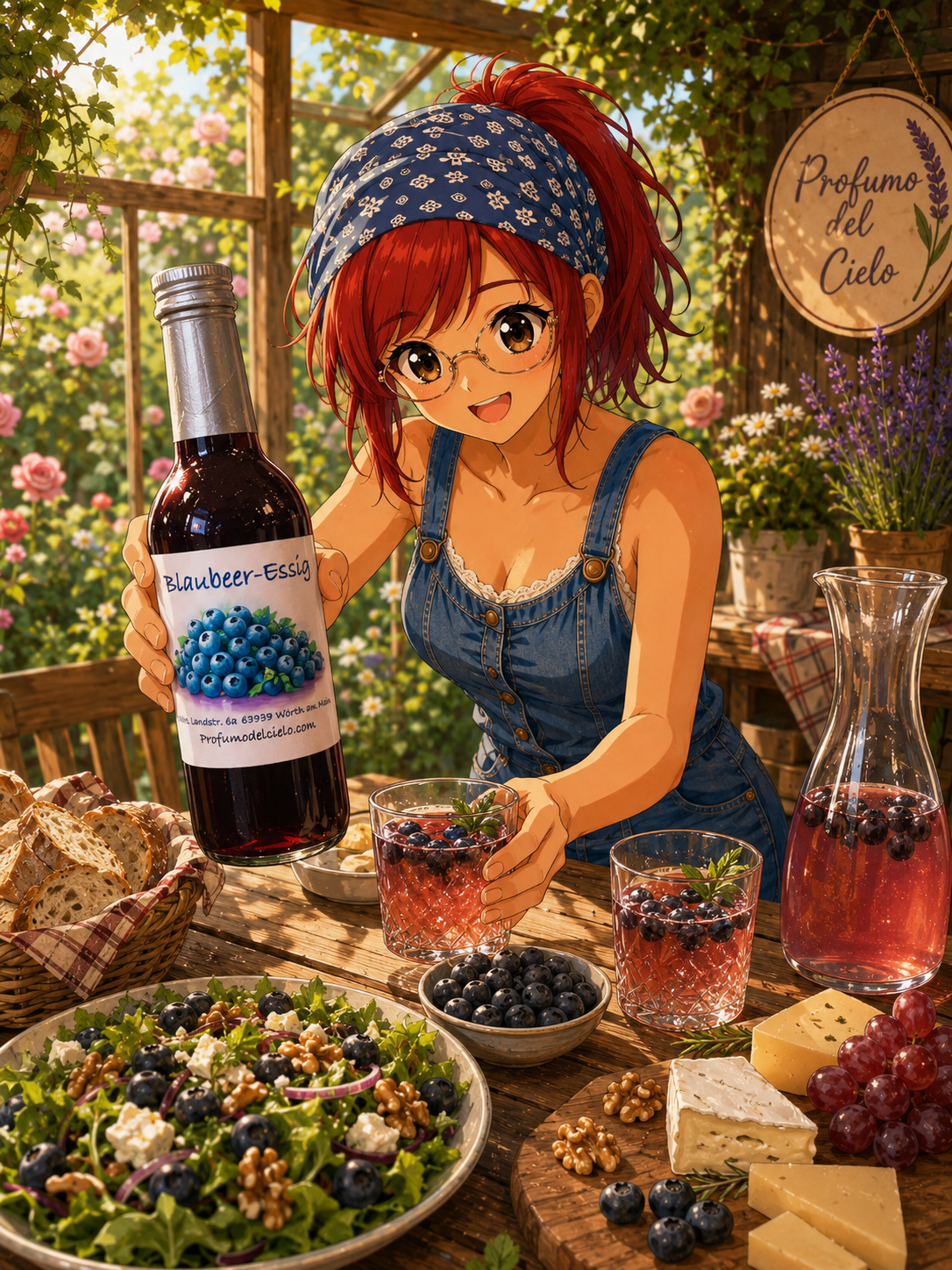 Blaubeer Fruchtessig – Fein aromatischer Essig für Salate & Getränke
