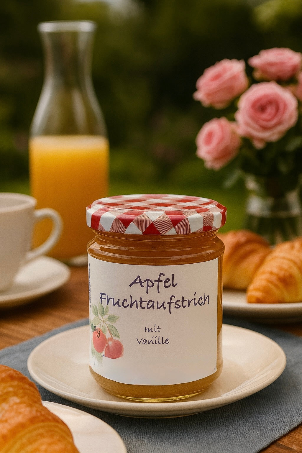 Apfel-Bourbonvanille-Fruchtaufstrich
