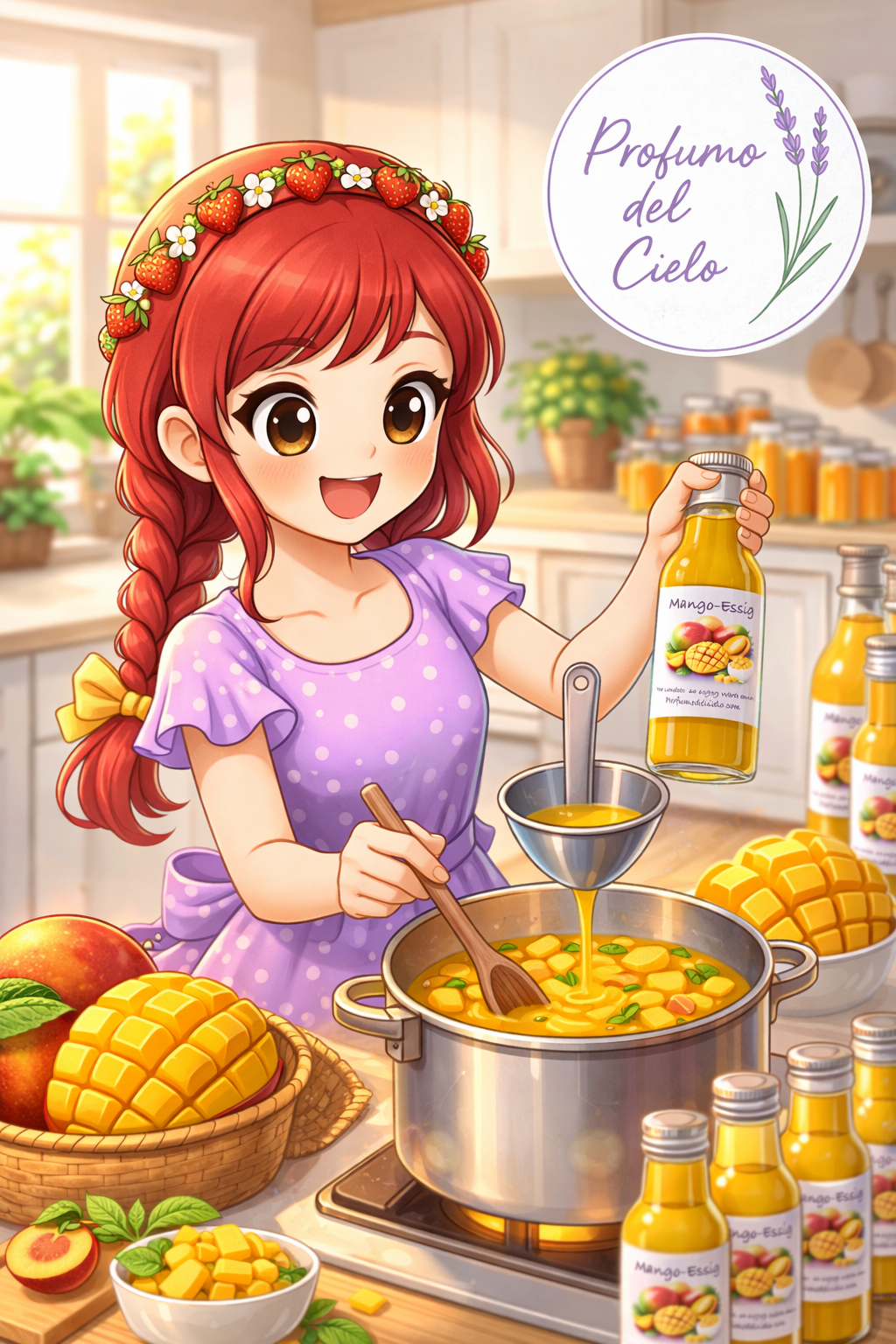 Fruchtiger Mango Essig für Salate, Dressings & mehr. Hochwertige Feinkost mit exotischem Aroma. Jetzt Mango Essig online kaufen & genießen!