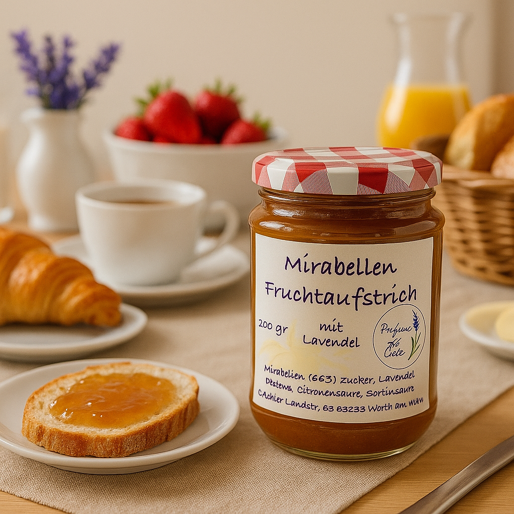 Mirabellen-Lavendel-Fruchtaufstrich