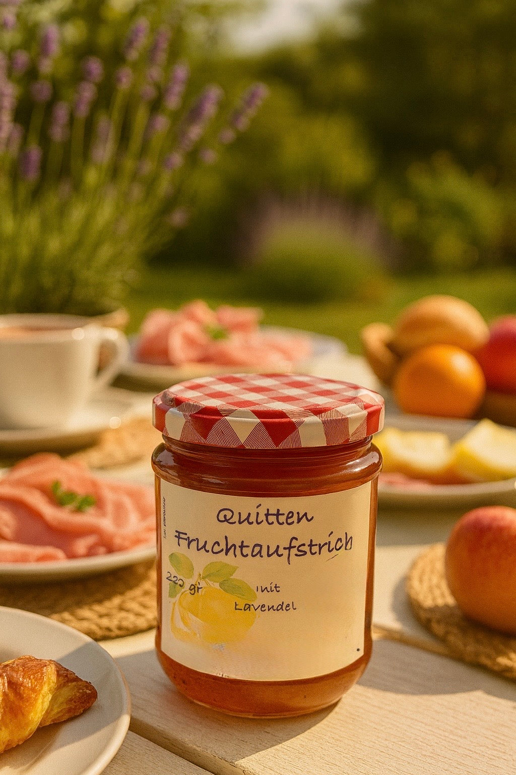 Quitten-Lavendel-Fruchtaufstrich