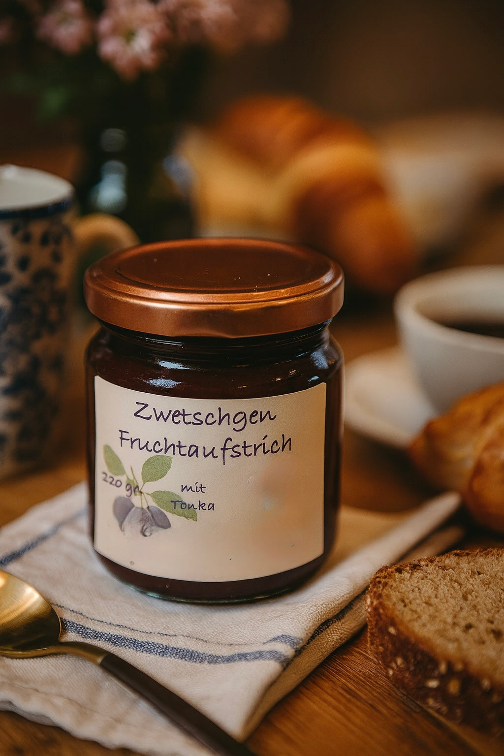 Zwetschgen Tonkabohnen Fruchtaufstrich
