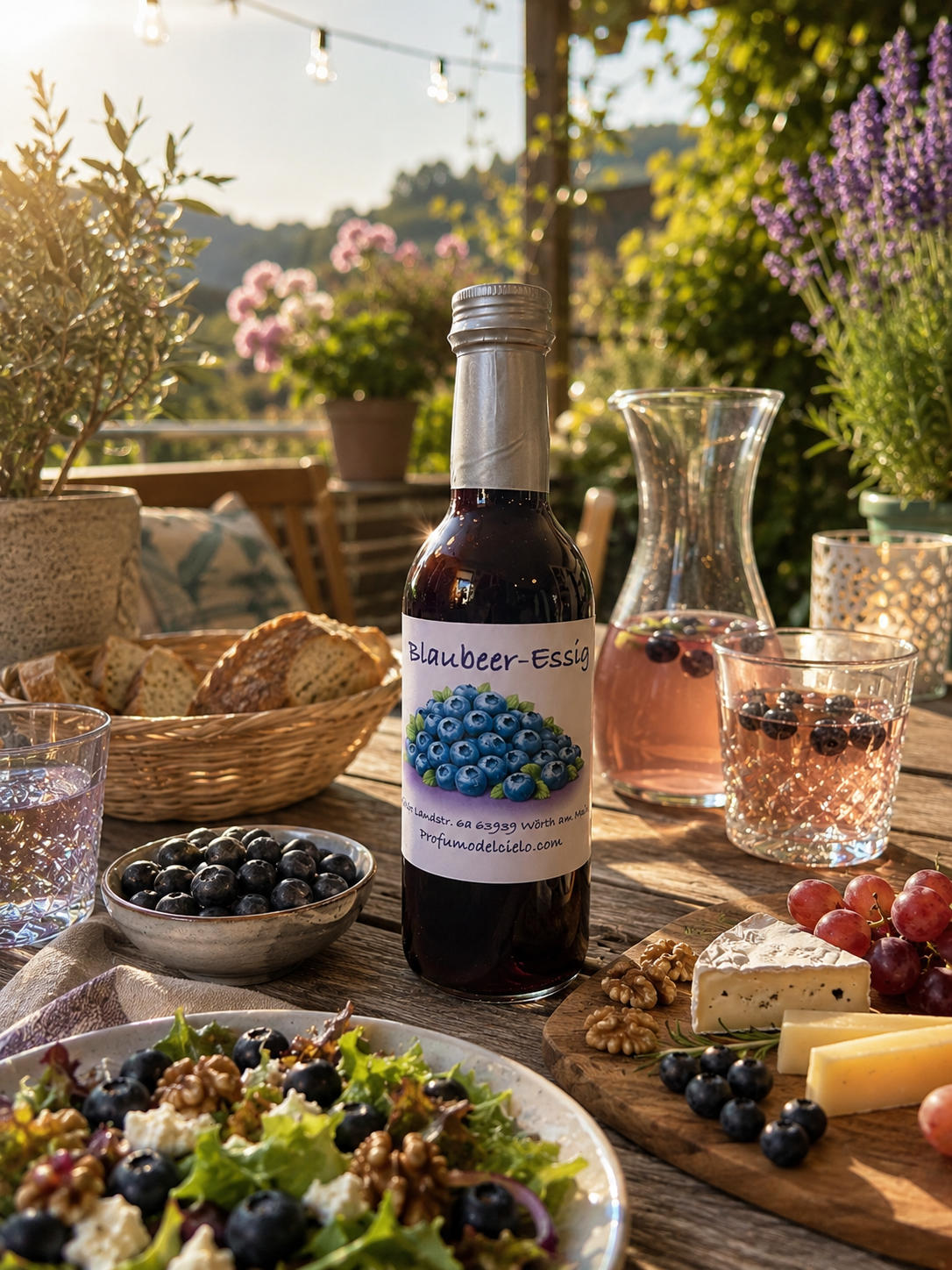 Blaubeer Fruchtessig – Fein aromatischer Essig für Salate & Getränke
