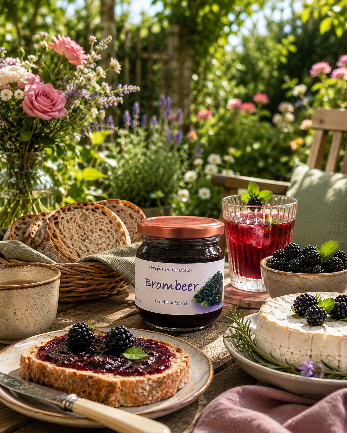 Brombeer Fruchtaufstrich – Fruchtiger Genuss aus Brombeeren | Profumo del Cielo