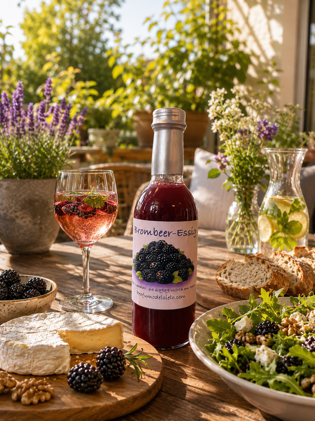 Premium Brombeer-Essig – Aromatischer Fruchtessig für Küche & Genuss