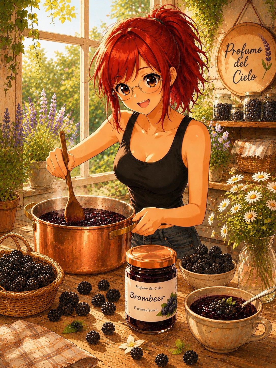 Brombeer Fruchtaufstrich – Fruchtiger Genuss aus Brombeeren | Profumo del Cielo
