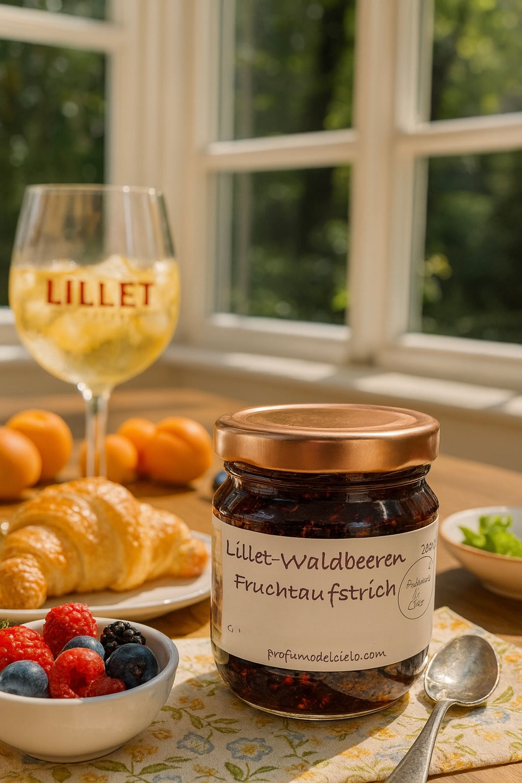 Lillet-Waldbeeren Fruchtaufstrich – Edler Genuss aus Beeren & Lillet