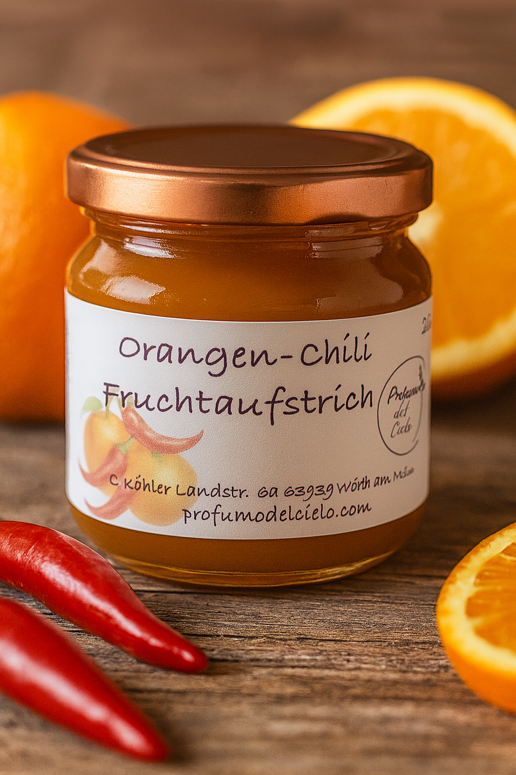 Orangen-Chili Fruchtaufstrich – Handgemacht, fruchtig & pikant