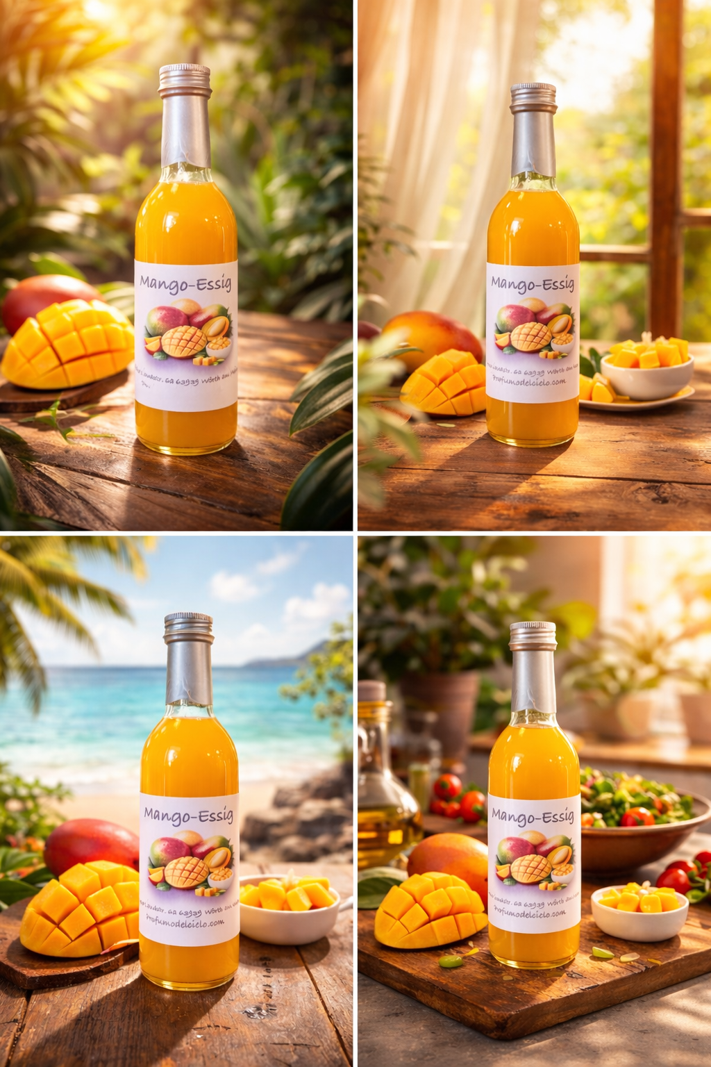 Fruchtiger Mango Essig für Salate, Dressings & mehr. Hochwertige Feinkost mit exotischem Aroma. Jetzt Mango Essig online kaufen & genießen!