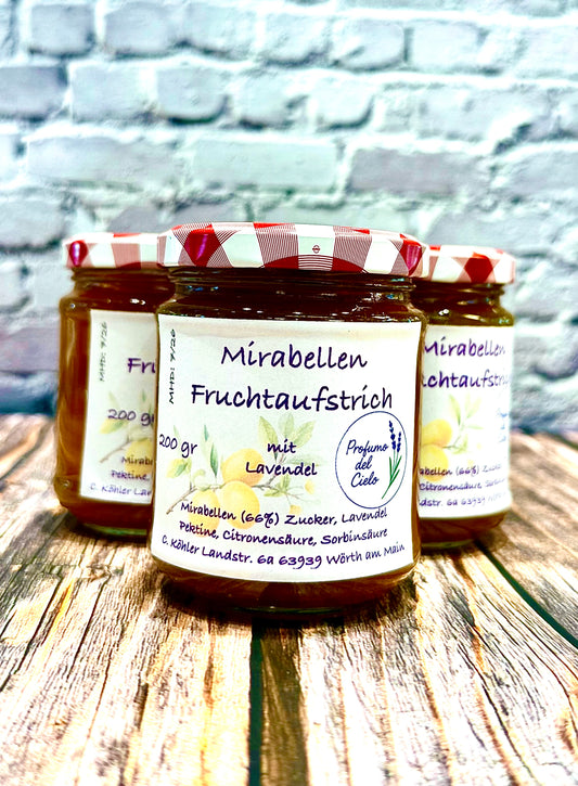 Mirabellen-Lavendel-Fruchtaufstrich