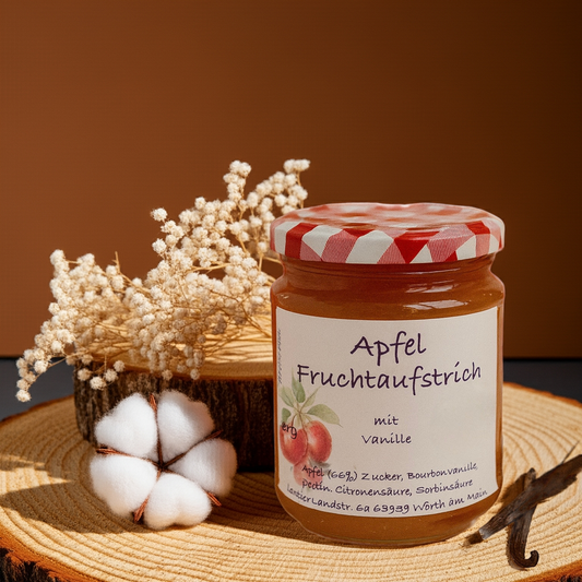 Apfel-Bourbonvanille-Fruchtaufstrich