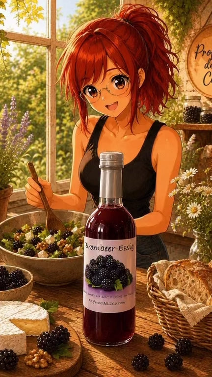Premium Brombeer-Essig – Aromatischer Fruchtessig für Küche & Genuss